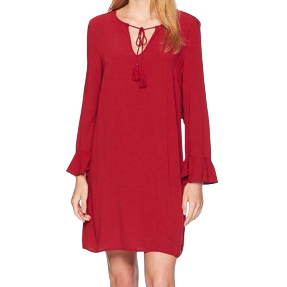 NWT Jack By BB Dakota No Limit Crepe Dress size women’s medium - red currant